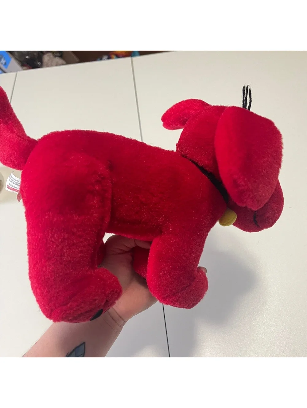 Vintage Clifford The Big Red Dog Small Stuffed Animal Toy